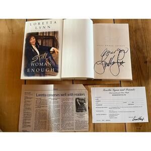 Still Woman Enough Hardcover by Loretta Lynn Signed First Ed First Print 2002
